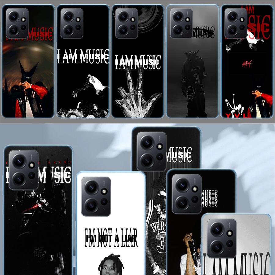 I AM MUSIC P-Playboi Carti Phone Case For Redmi Note 14 15 Pro 5G 13 12 Pro Plus 11 11T 11E 11S 10 Pro 10S 9 9S Cover Cell Clear