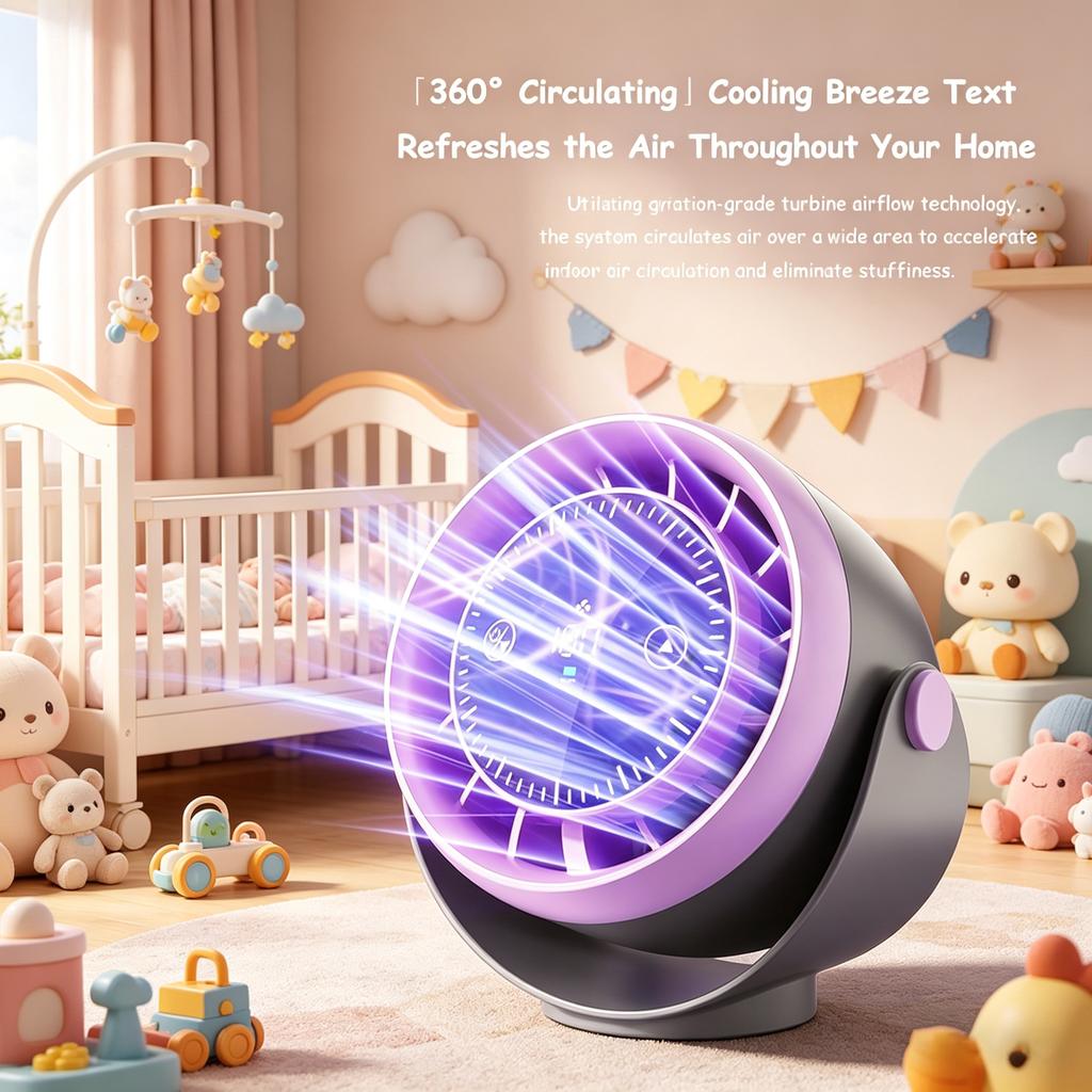 Xiaomi 100-Speed Hurricane Fan 3-in-1 Silent Cooling Fan, Wall/Desktop/Ceiling Mount, ICE Super Cooling AC-Style Breeze, Stepless Airfl
