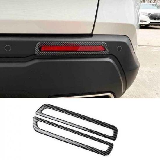 Fit For Honda CRV CR-V Rear Fog Light Eyelid Molding -2024 Carbon Fiber Trim