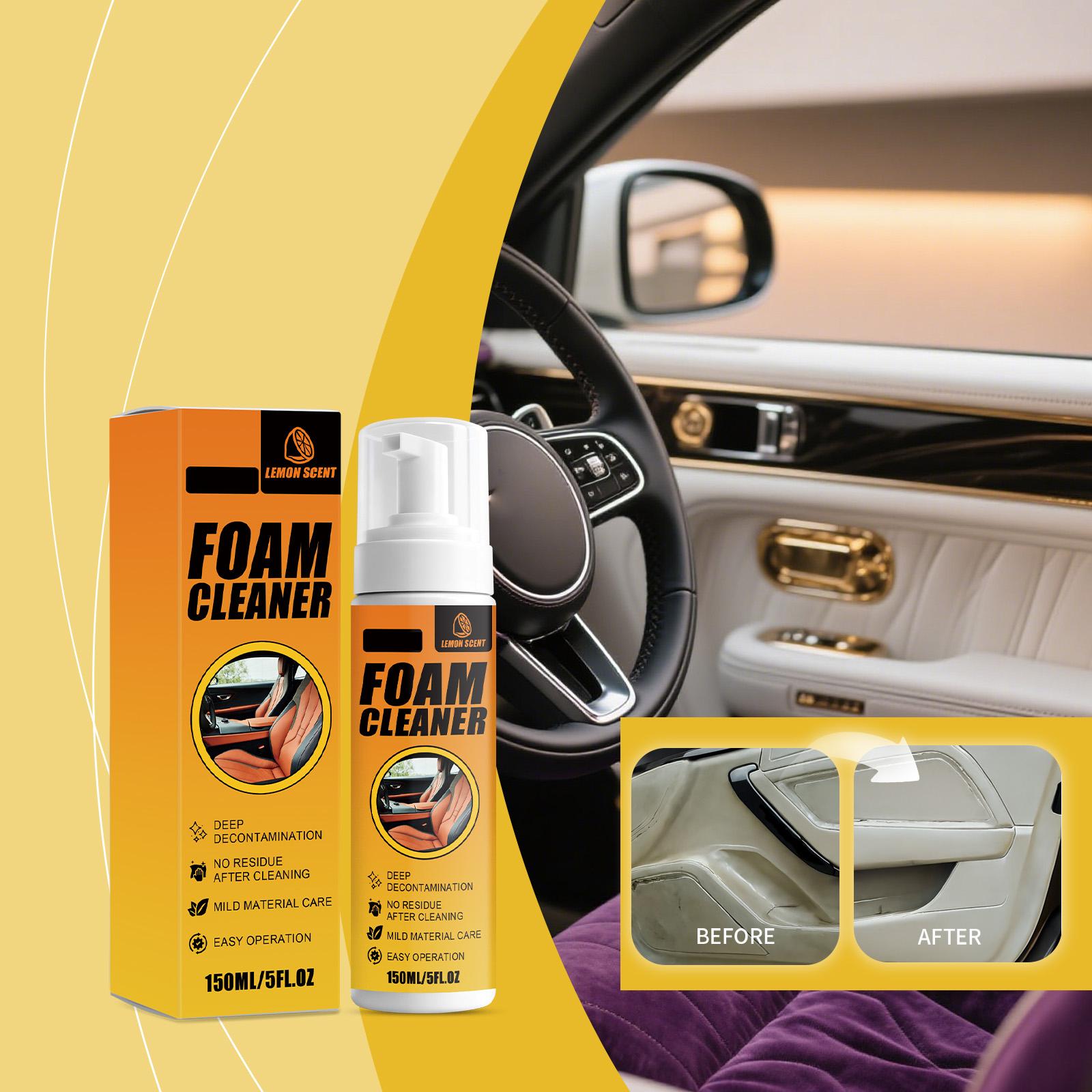 Car Foam Cleaner, Interior Cleaner, Multi-functional Foam Spray, Suitable For Car Steering Wheels And Seats,150ml one size белый