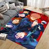 Jujutsu Kaisen Colorful Art Square Area Rug, Non-Slip Floor Mat for Bedroom, Perfect Gift for Jujutsu Kaisen Fans.chl