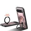 For Pixel 9 Pro XL Phone Case with Magnetic Rotating Magsafe Stand A16 Drop Protection Shell