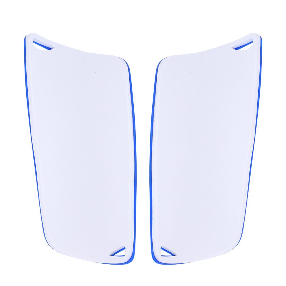 1 Pair Adult Child Football Sports Shinguards Soccer Ball Shin Guards Legs Protector Blue M
