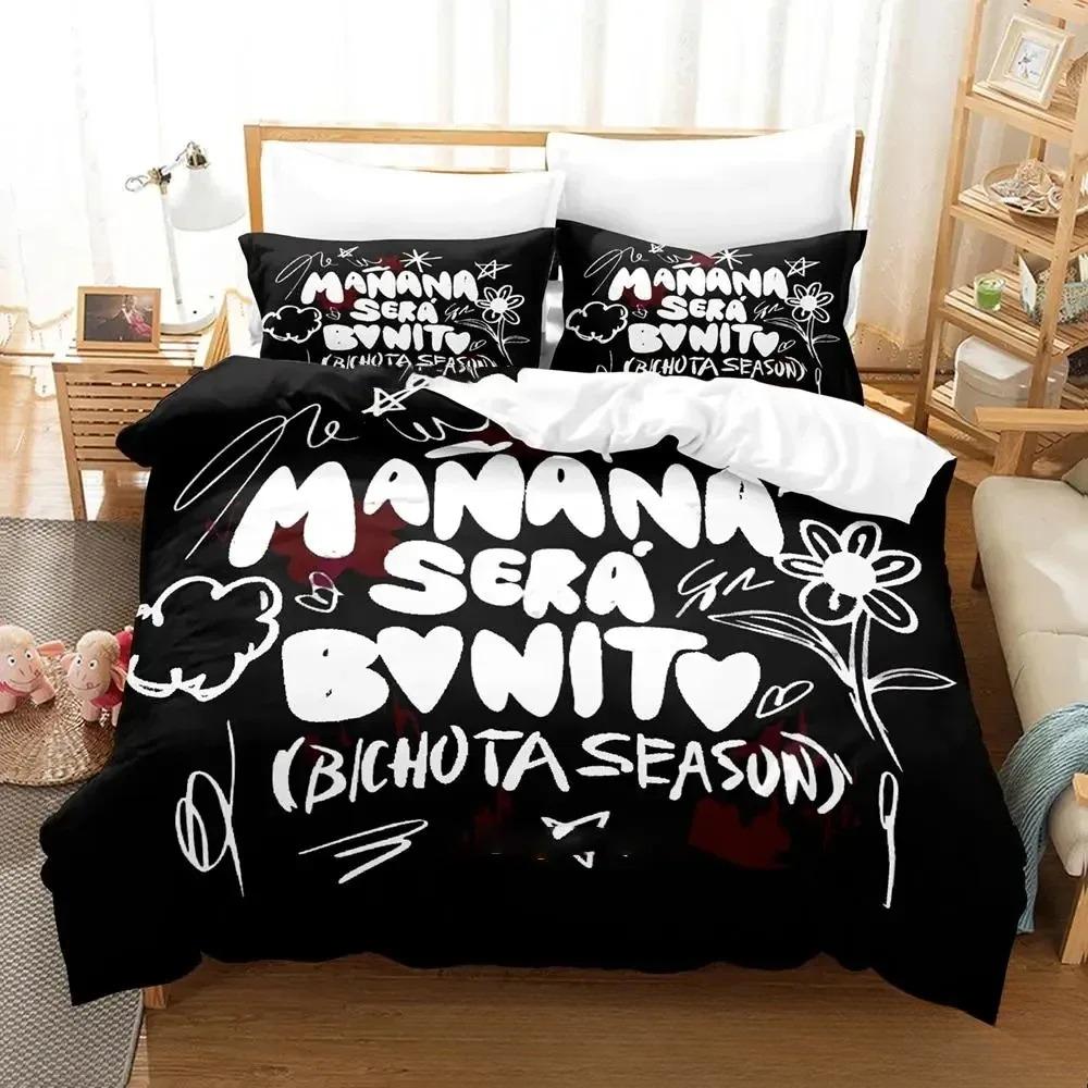 3D Print Karol G Manana Sera Bonito Bica Bedding Set Twin Queen King Size Duvet Cover Pillowcase for Boys Girls