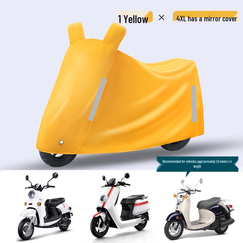 Electric Motorcycle Dustproof & Rainproof Cover Set for Scooters and Battery Cars