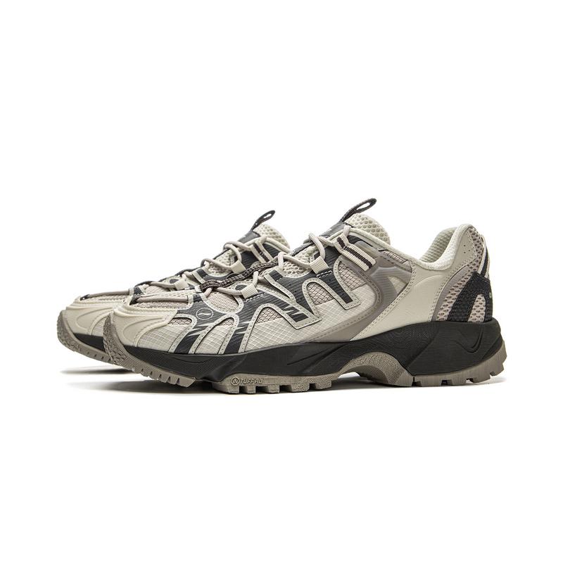 New LiNing CF Tracing, Xingye Cushioning Abrasion Resistant Lightweight Low Top Hiking Shoes Unisex Mica Obsidian Gray AGLU073-9