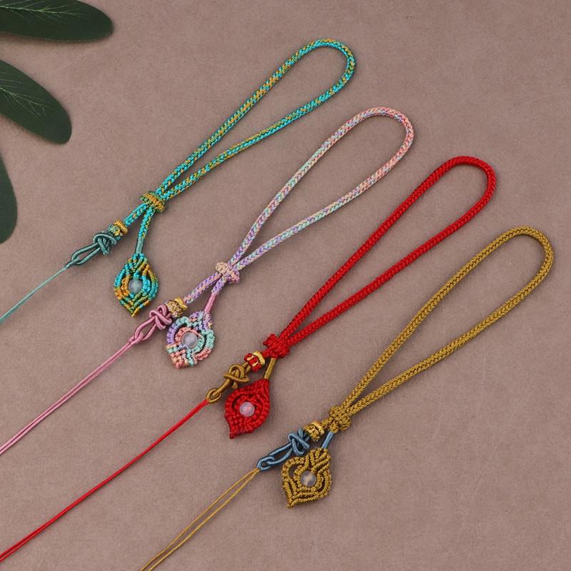 Ancient-Style Handmade Tassel Pendant: DIY Phoenix Tail Knot for Jewelry and Accessories