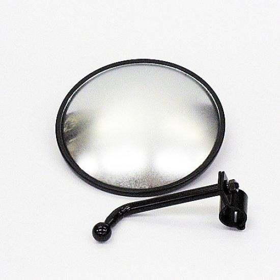 Shinei Bussan Front Under Made in Van/Truck Mirror, Approx. 11.5cm Diameter, Black, Japan, F-12K