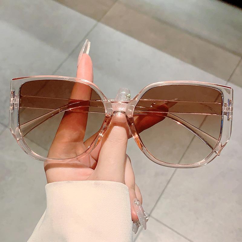 Luxury Brand Designer Leopard Cat Eye Sunglasses Women For Female Vintage Fashion Sun Glasses Punk Big Frame Sexy Ladies Shades