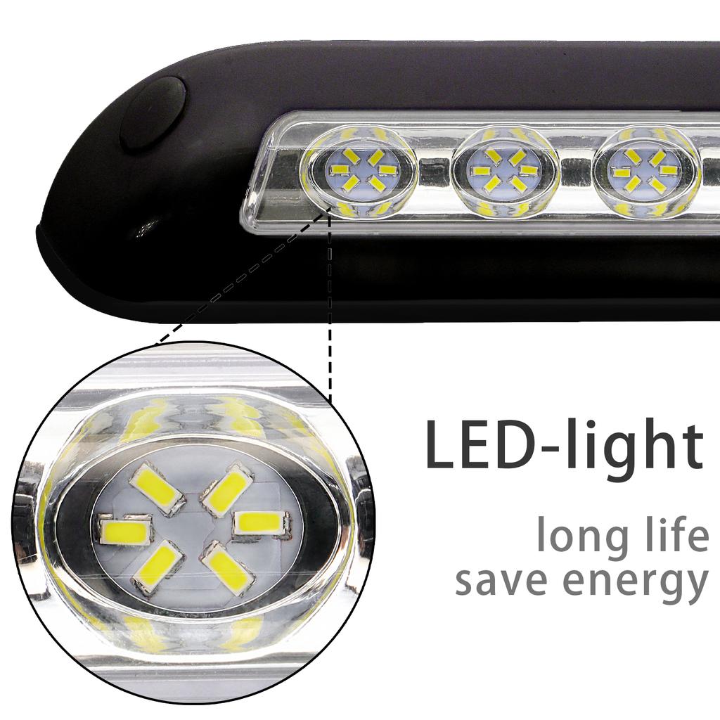 White Black 6500K Awning Porch LED Light 12V  Waterproof Outdoor Camping Exterior Bar Lamp Boat RV Caravan Motorhome Universal
