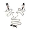 Adjustable Y-shaped Nipple Clitoris Nipple Clamp with Stainless Steel Metal Chain BDSM Flirting Breast-fed Sex Toy Stainless