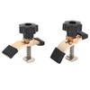2PCS T Track Hold Down Clamps Aluminum Alloy Press Plate Clamp for CNC Router Engraving Machine