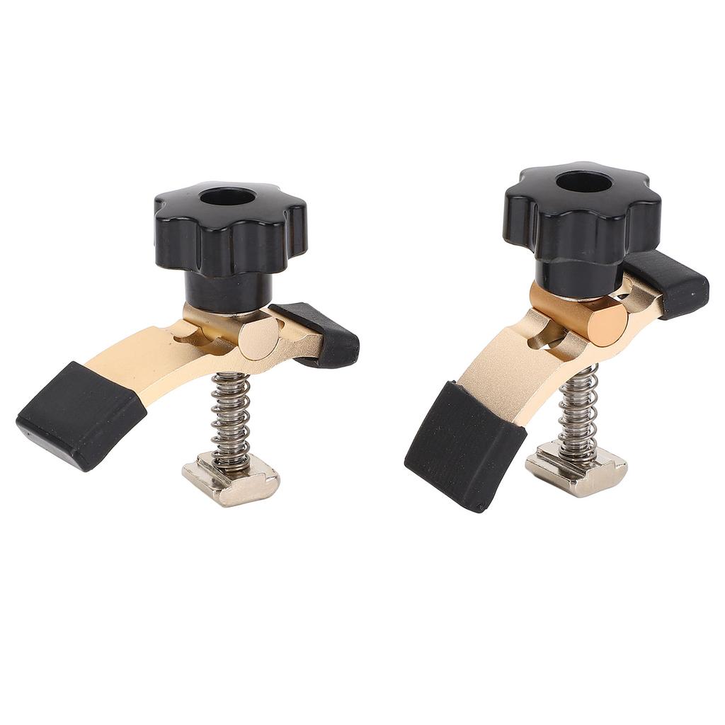2PCS T Track Hold Down Clamps Aluminum Alloy Press Plate Clamp for CNC Router Engraving Machine