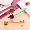 2-in-1 Stainless Steel Coffee Scoop Bag Sealer Measuring Spoon with Built-In Clip Rust-Proof Dishwasher Safe Kitchen Essential for Coffee Milk Powder