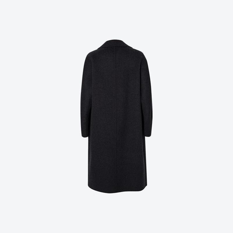SEIFINI Women's Korean Style Oversized Wool Blend Coat
