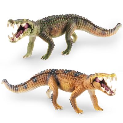 Children'S Science And Education Cognition Simulation Amphibian Reptile Cold-Blooded Animal Crocodile Model Desktop Decoration Static Ornament