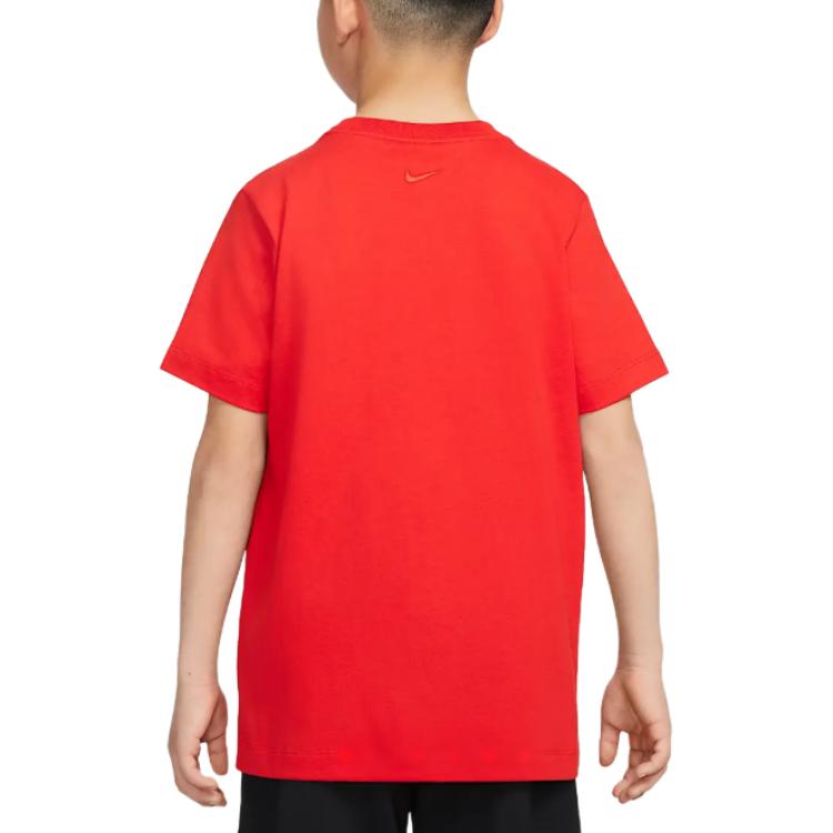 Nike T Shirt SS25 Red Teenagers IH2218-600