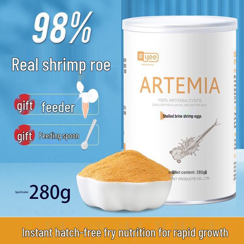 Vylíhnutelná vajíčka žábronožky rodu Artemia - Startovací krmivo pro potěr pro malé rybky a gupky