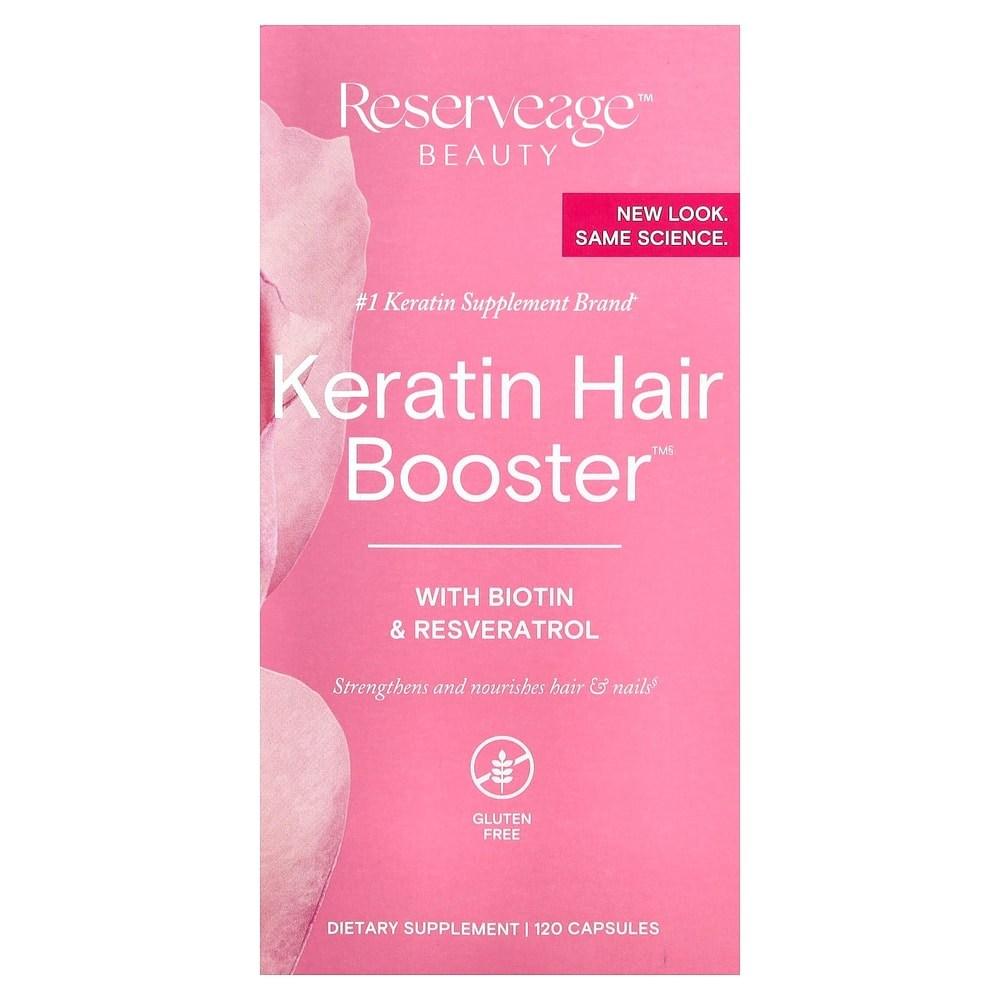 Reserve Age Keratin Hair Booster Biotin & Resveratrol Capsules 120 Tablets 1 Pcs