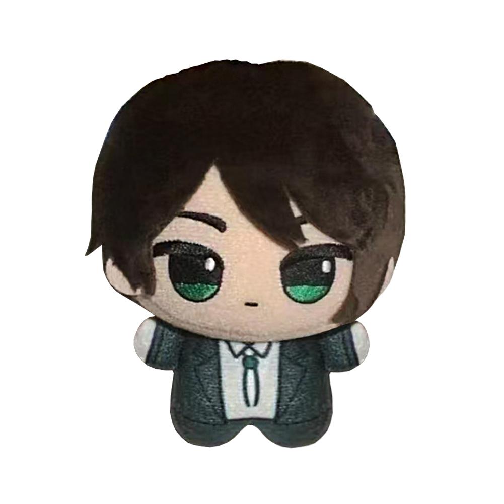 Titan Anime Plush Toy Giant Eren Jaeger Plushies Stuffed Starfish Body Plush Doll Levi Figure Collect Bag Pendant Keychain Gifts