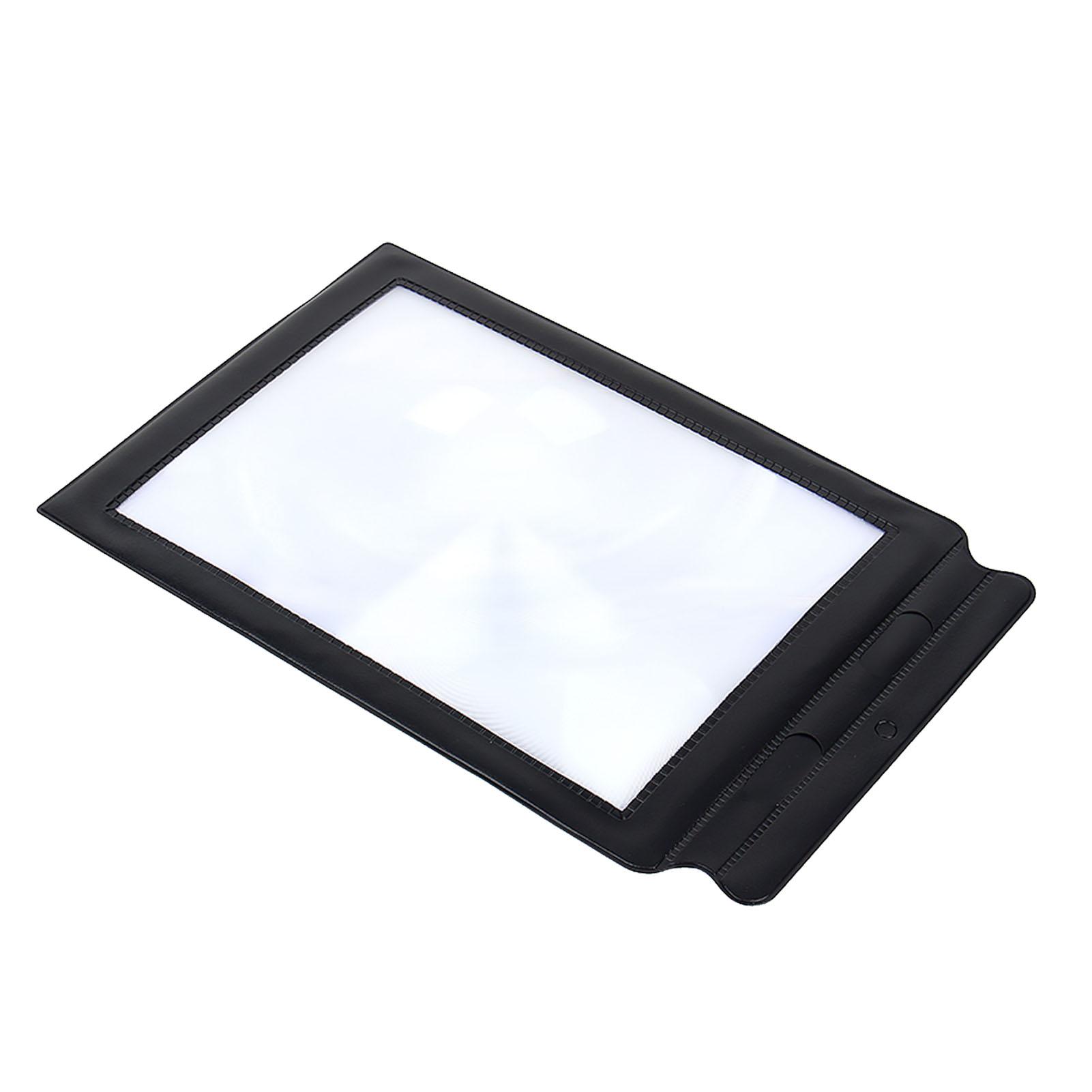 

3x Magnifier Sheet Full Page 3x Magnifier Sheet LARGE Magnifying Glass Book Reading Aid PVC Lens Full Page Sheet Magnifier