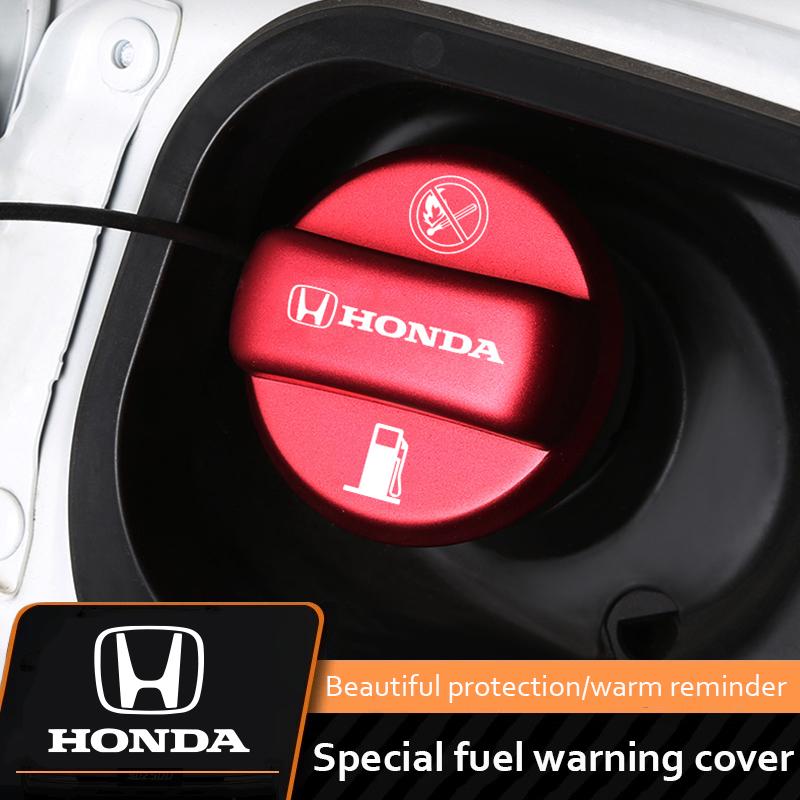 AAALG1 Car Fuel Tank Cap Cover Aluminum Alloy Oil Filler Lid Accessories For Honda Pilot Odyssey Civic HR-V Prologue ZR-V Passport Fit