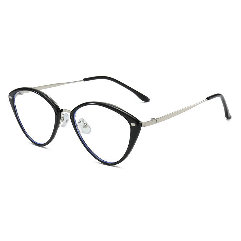 New TR90 Cat-Eye Women's Eyeglass Frames: Anti-Blue Light, Prescription-Ready, High-End Style