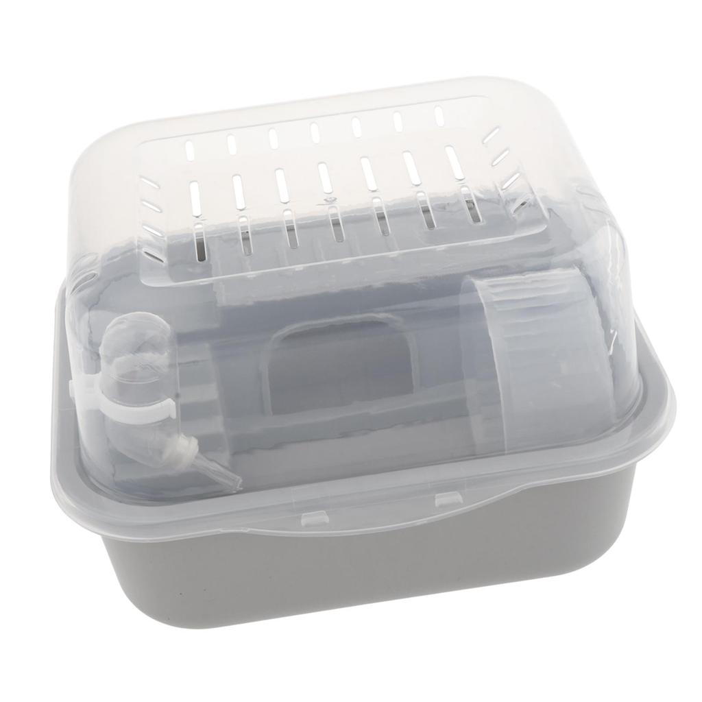 Durable Large Plastic Hamster Enclosure with Hideout and Platform for Guinea Pig Mouse Rat Small Animal Play Area