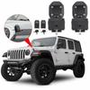 Locking Hood Latch Hood Catch with Lock for 2018-2024 Jeep Wrangler JL JLU JT