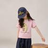 LUSON Children's Clothing Girls' Summer Fashion Shoulder Sleeve T-shirt