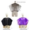 Hair Dyeing Cape Hair Cutting Collar For Home Salon Use Soft Hook And Loop Fabric Stays In Place