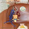 Little Bear Naughty Cool Pants Cartoon Keychain: Cute Couple & Bestie Bag Charm
