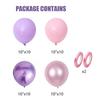10inch Pink and Purple Latex Balloon Set, Suitable for Weddings, Birthdays, Themed Parties,pre Wedding Parties,family Gatherings