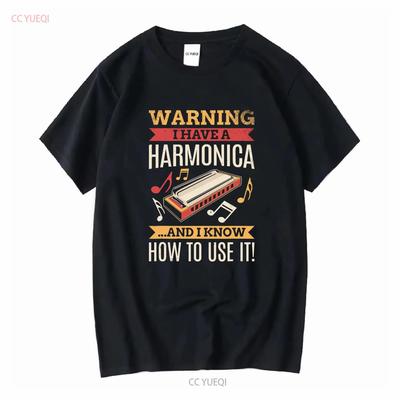 BEST TO BUY Harmonica Vintage Retro Funny Player T Shirt Long or Short Sleeves Vintage Washed Casual Comfortable