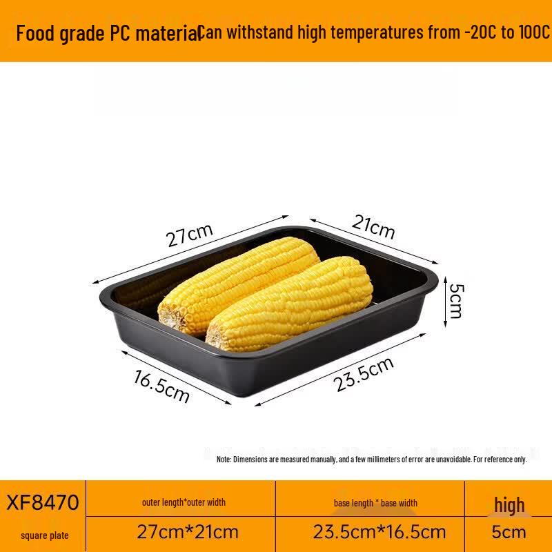 Qianxing Deep Rectangular Plastic Food Display Trays