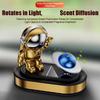 Astronaut Solar Car Air Freshener Rotatable Car Essential Aromatherapy Interior Diffuser Accessories Oil Car Y6G9