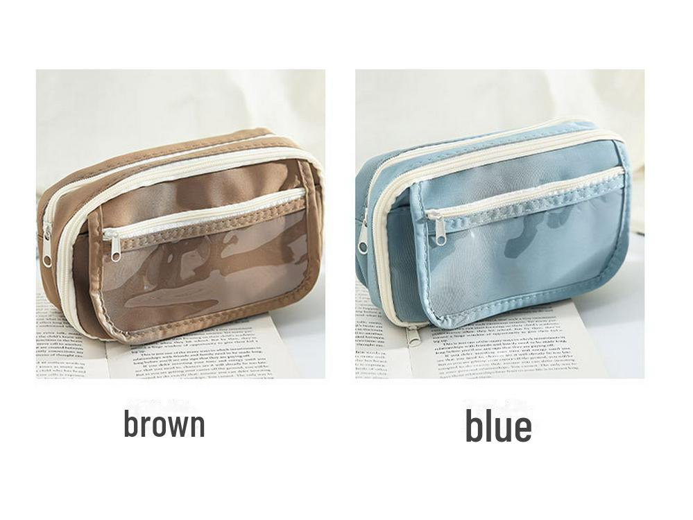 Student's Ins-Style Large Capacity Nine-Layer Pencil Case, Perfect for School Season