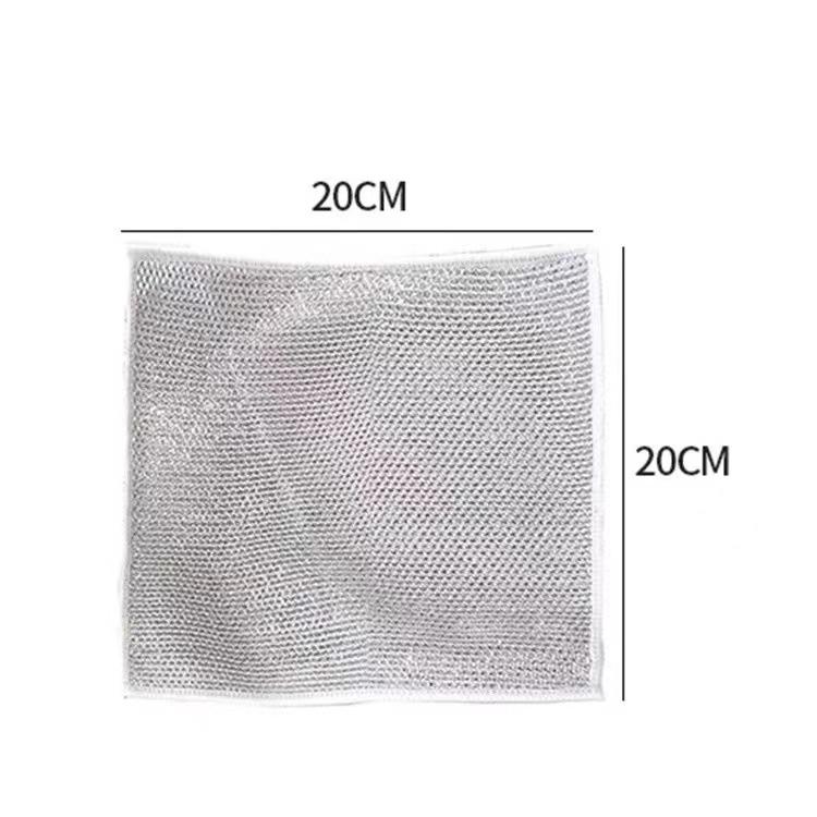 Silver Wire Non-Stick Degreasing Dish Cloth