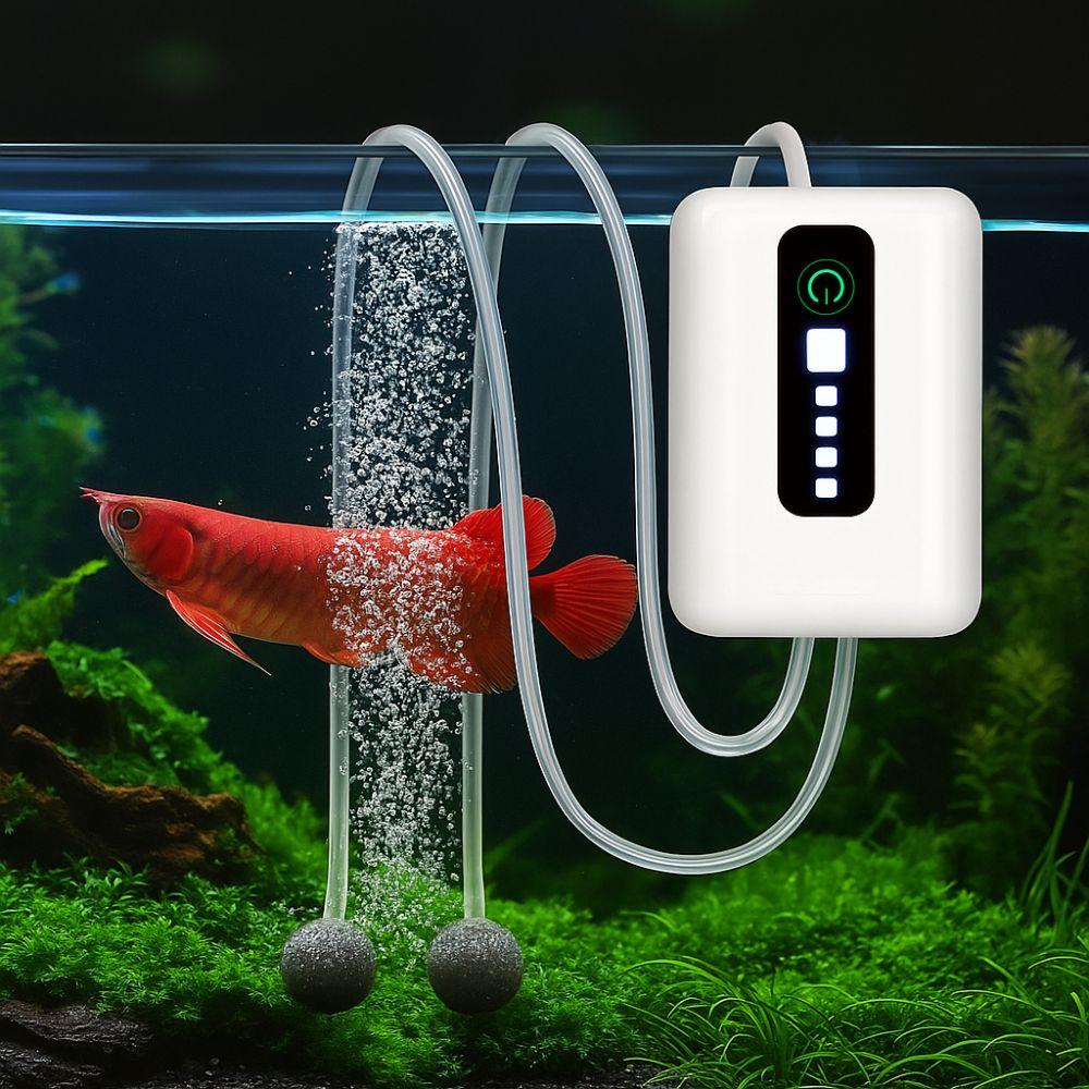 Waterproof Aquarium Oxygen Pump Ultra Silent Fishing Oxygen Pump USB Oxygen Pump  Outdoor Fishing