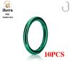 1/10PCS Stainless Steel Round Small Nose Ring Hoop 16G 18G 20G Hinged Segment Tragus Septum Cartilage Piercing Body Jewelry
