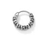 Gothic Skull Hoop Earrings Hypoallergenic Men's Punk Rock Jewelry