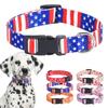Dog Collar Polyester Printed Star Strip Floral Dog Collar Suitable for Small, Medium and Large Dogs Webbing Cat Collar