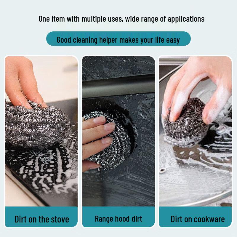 Fuximu Heavy-Duty Non-Shedding Stainless Steel Scouring Pads