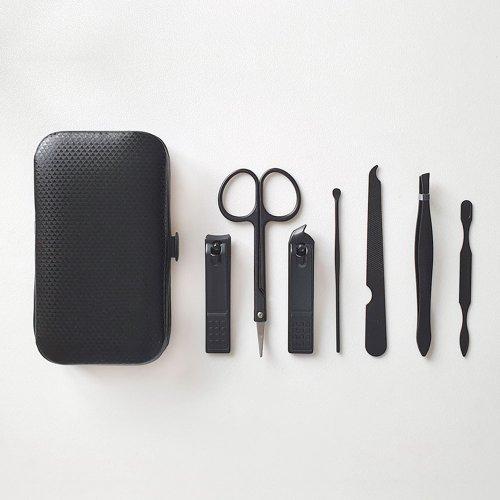 Carbon Black Nagelpflege 7-teiliges Set