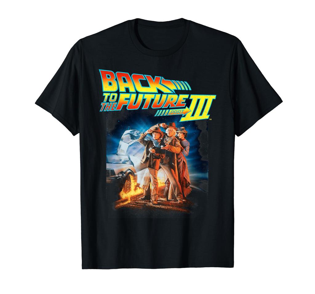 Back To the Future 3 Movie Poster T-Shirt