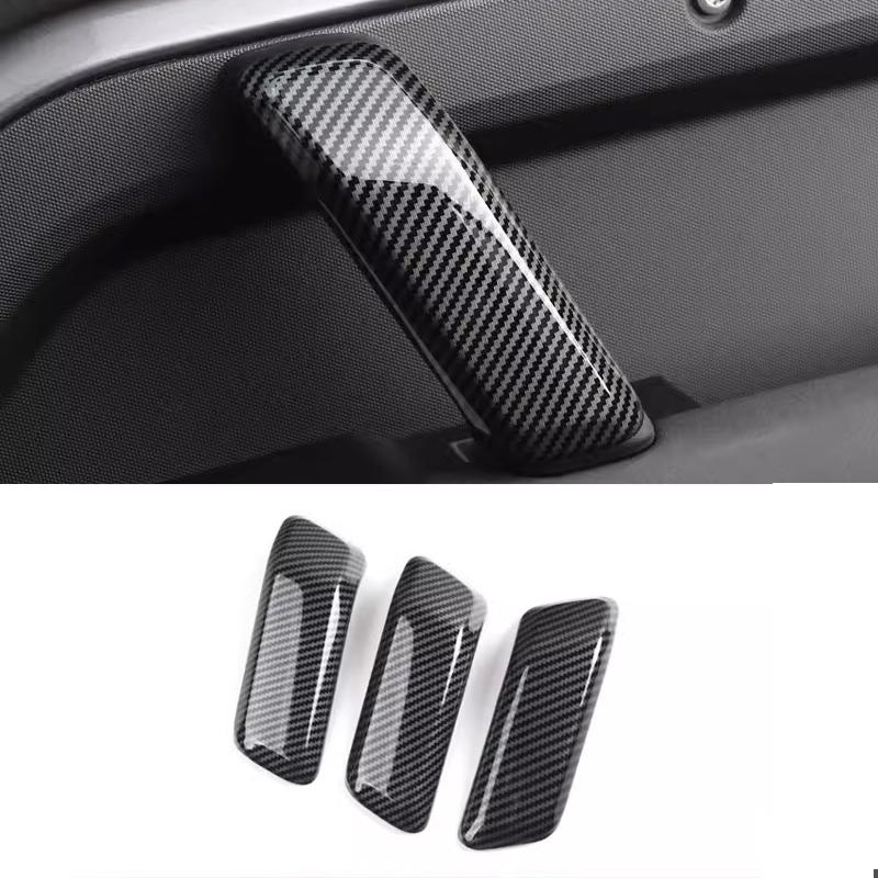 For Land Rover Defender 110 2024 Car Interior Accessories Side Door Armrest Handle Cover Trim 3pcs