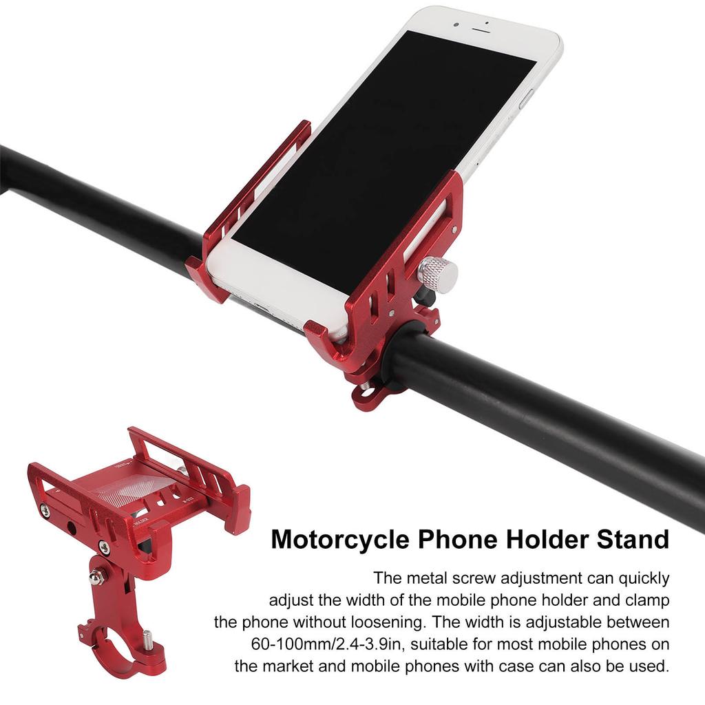 MEROCA Bike Cell Phone Holder Aluminum 360 Degrees  Rotation   Handlebar Phone Mount Stand for Mountain Bike Motorcycle