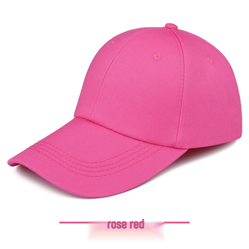 Customized Cotton Baseball Cap with Printed Logo for Men and Women - Duckbill Sun Hat for Work or Leisure.