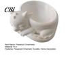 Soft Furnishing Desk Accessory Flowerpot Ornament, 3D Printed Sleeping Dragon Shape, Matte Large Black And White Plant Pot Decor Curved Planter,
