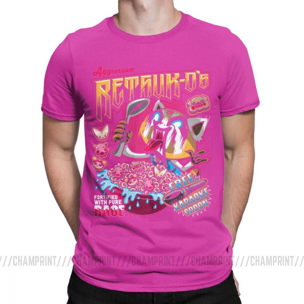 Death Metal Karaoke Kala Aggretsuko Aggressive Retsuko Men S T Shirts Casual Tees Short Sleeve T